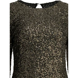 Short dress with sequins