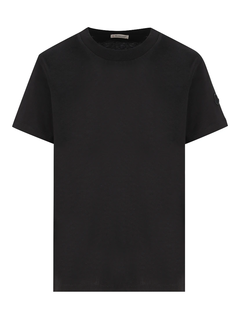Moncler T-shirts and Polos Black