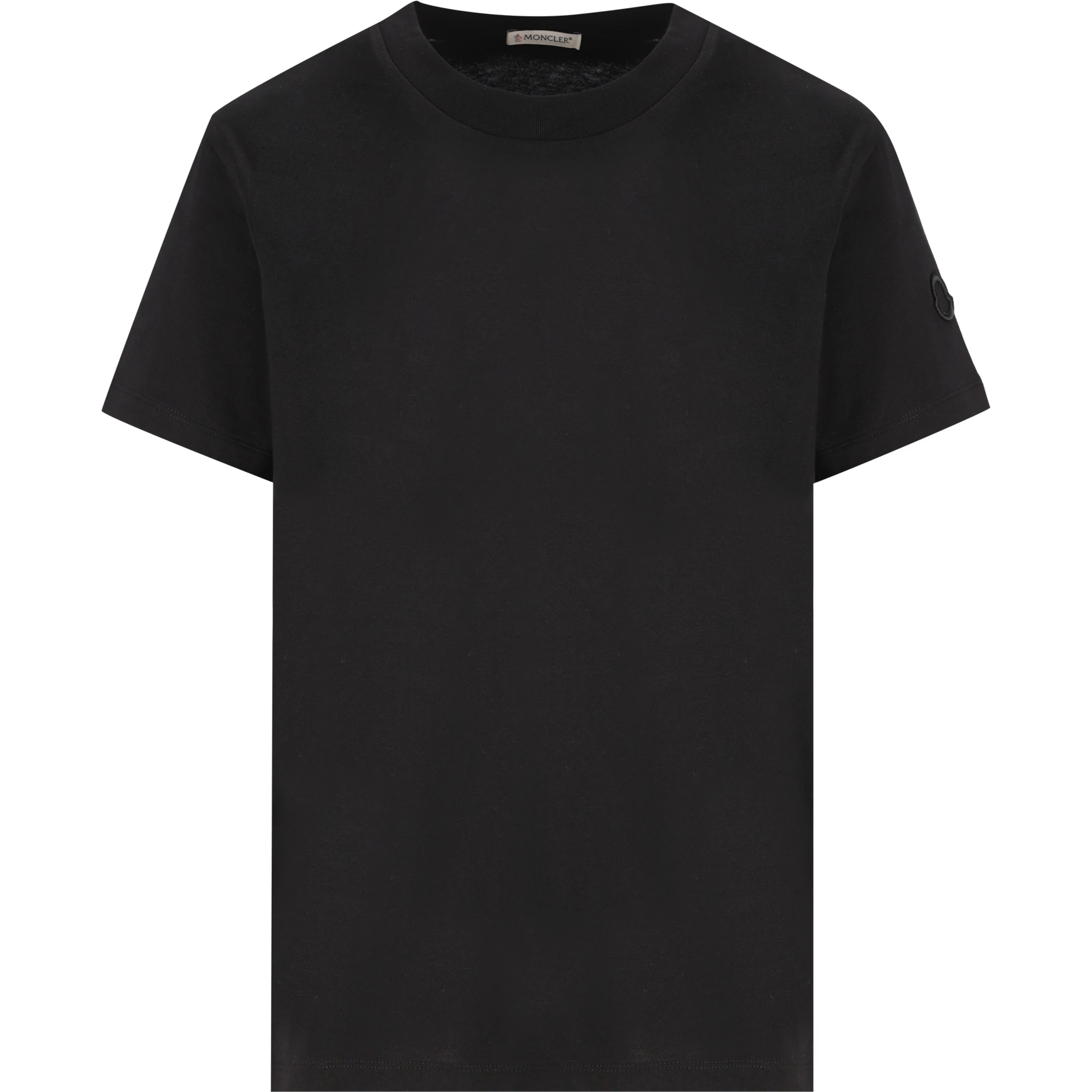 Moncler T-shirts and Polos Black