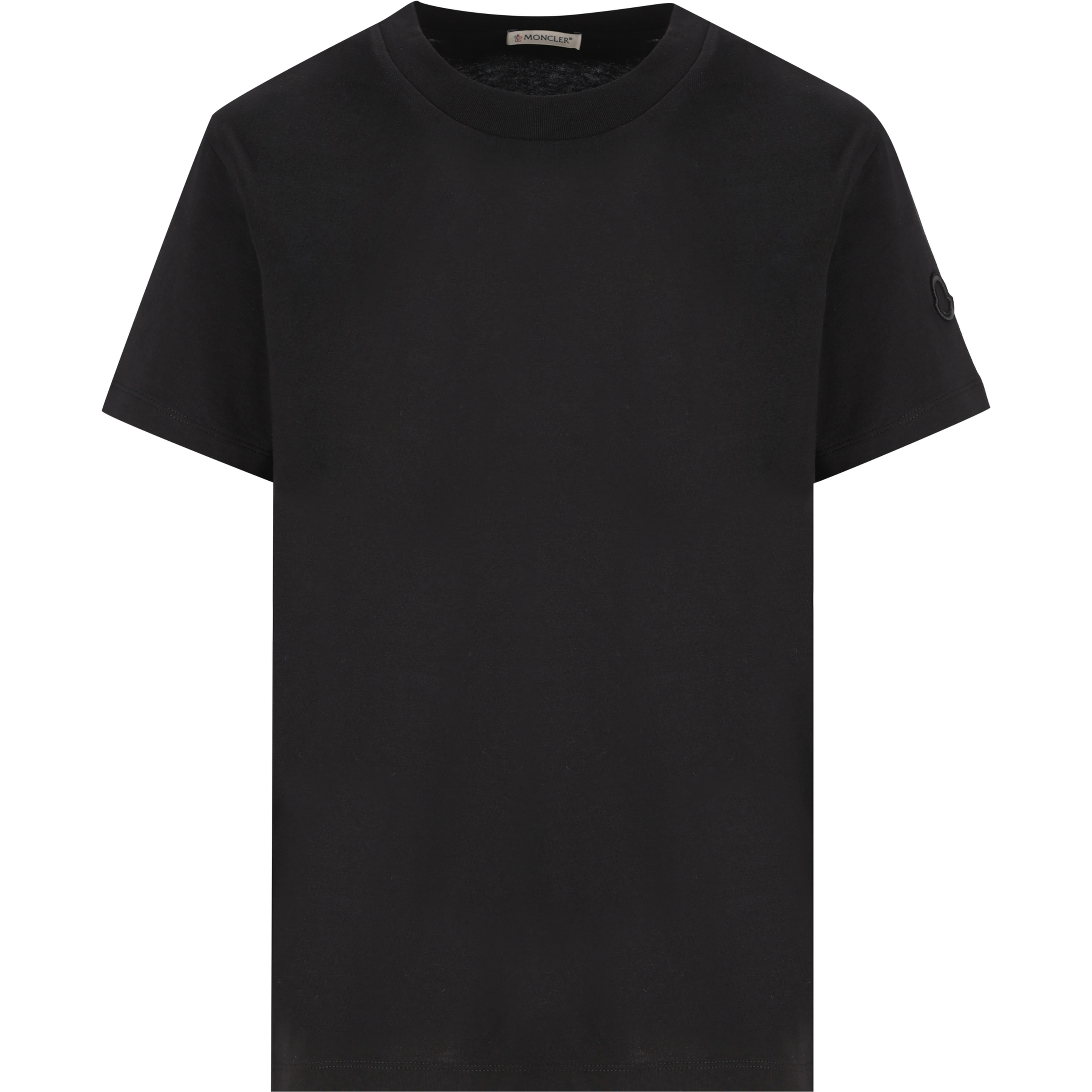 Moncler T-shirts and Polos Black