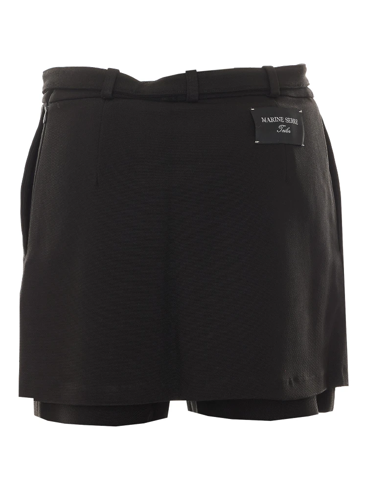 MARINE SERRE Shorts Black alternative