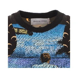 MARINE SERRE T-shirts and Polos Black