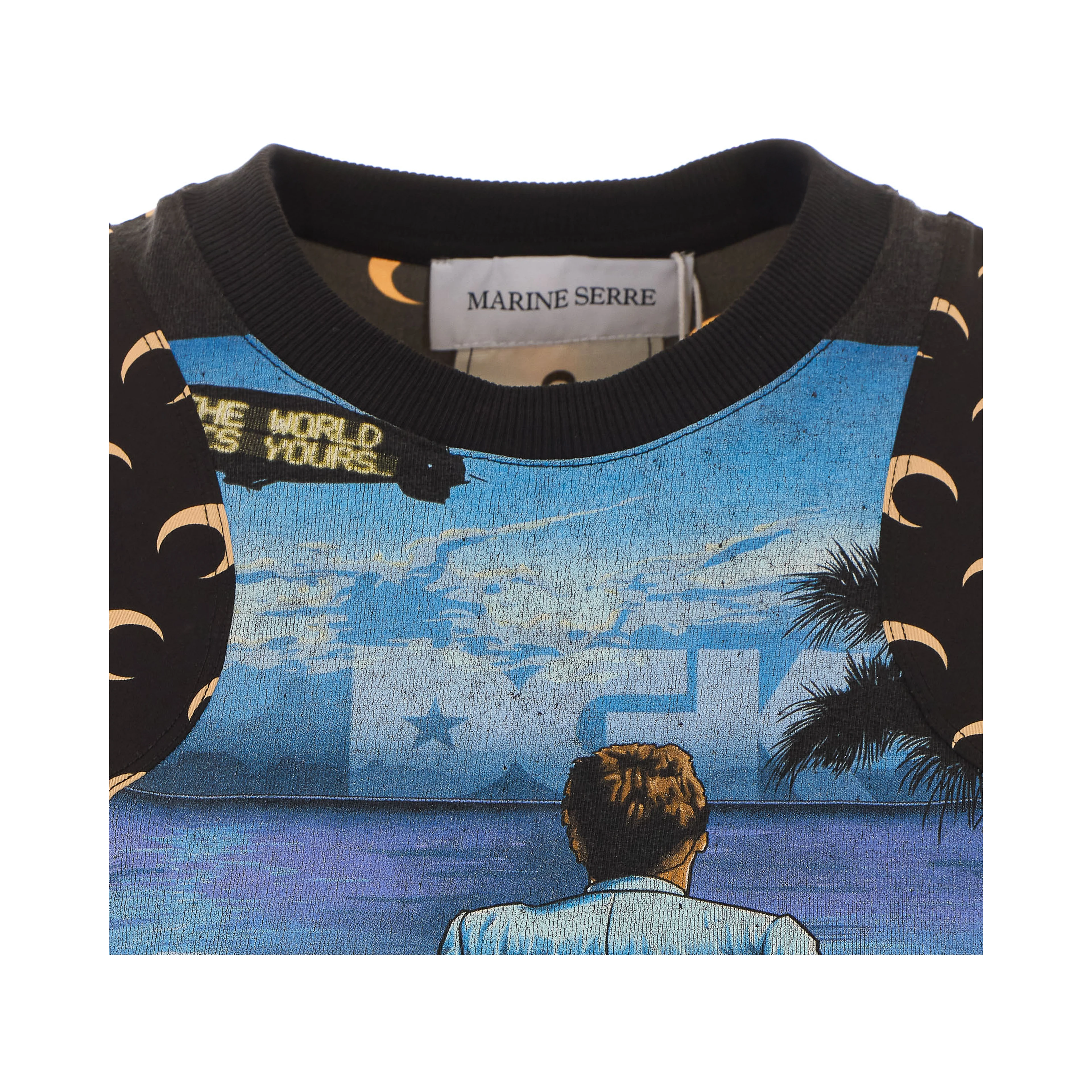 MARINE SERRE T-shirts and Polos Black