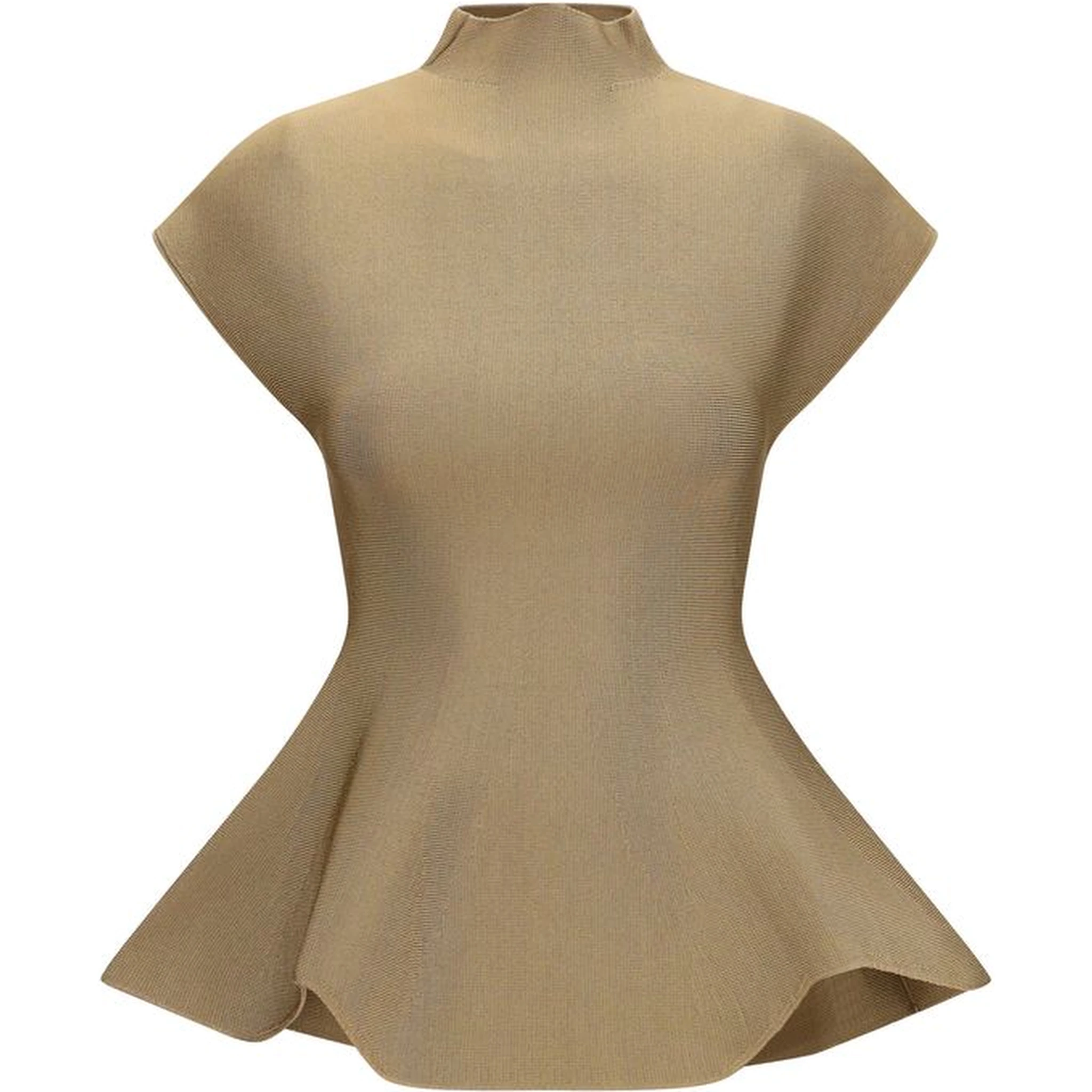 Beige Viscose Blouse