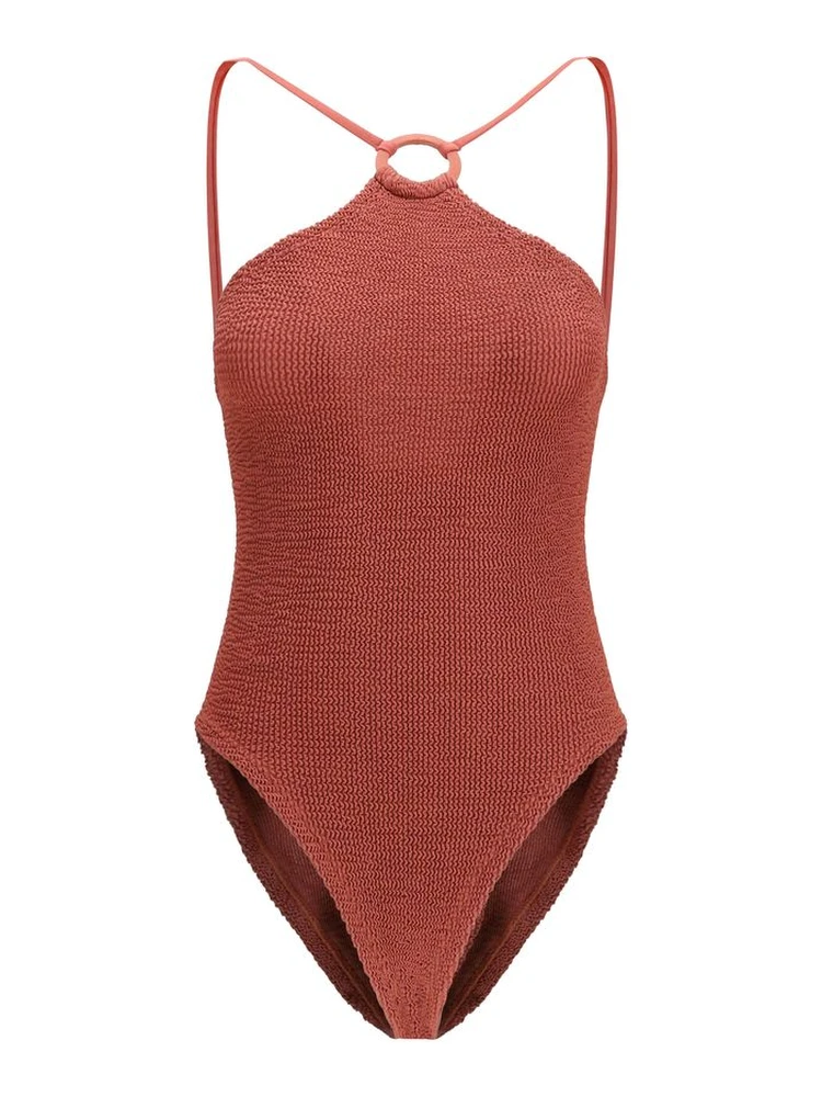 Multicolor Polyamide One-Piece Swimsuit