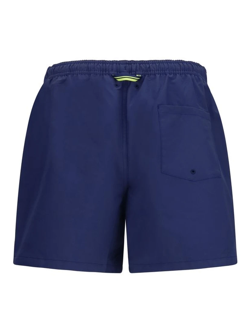 Blue Recycled Polyester Shorts
