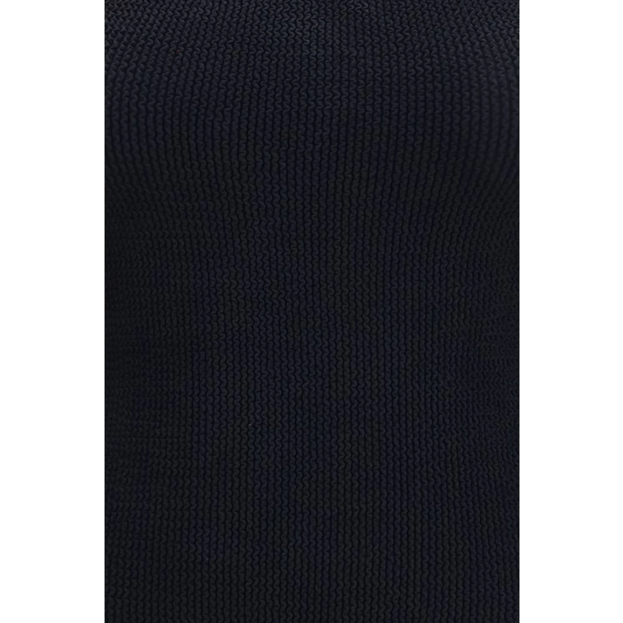 Black Polyamide One-Piece Swimsuit