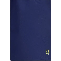 Blue Recycled Polyester Shorts