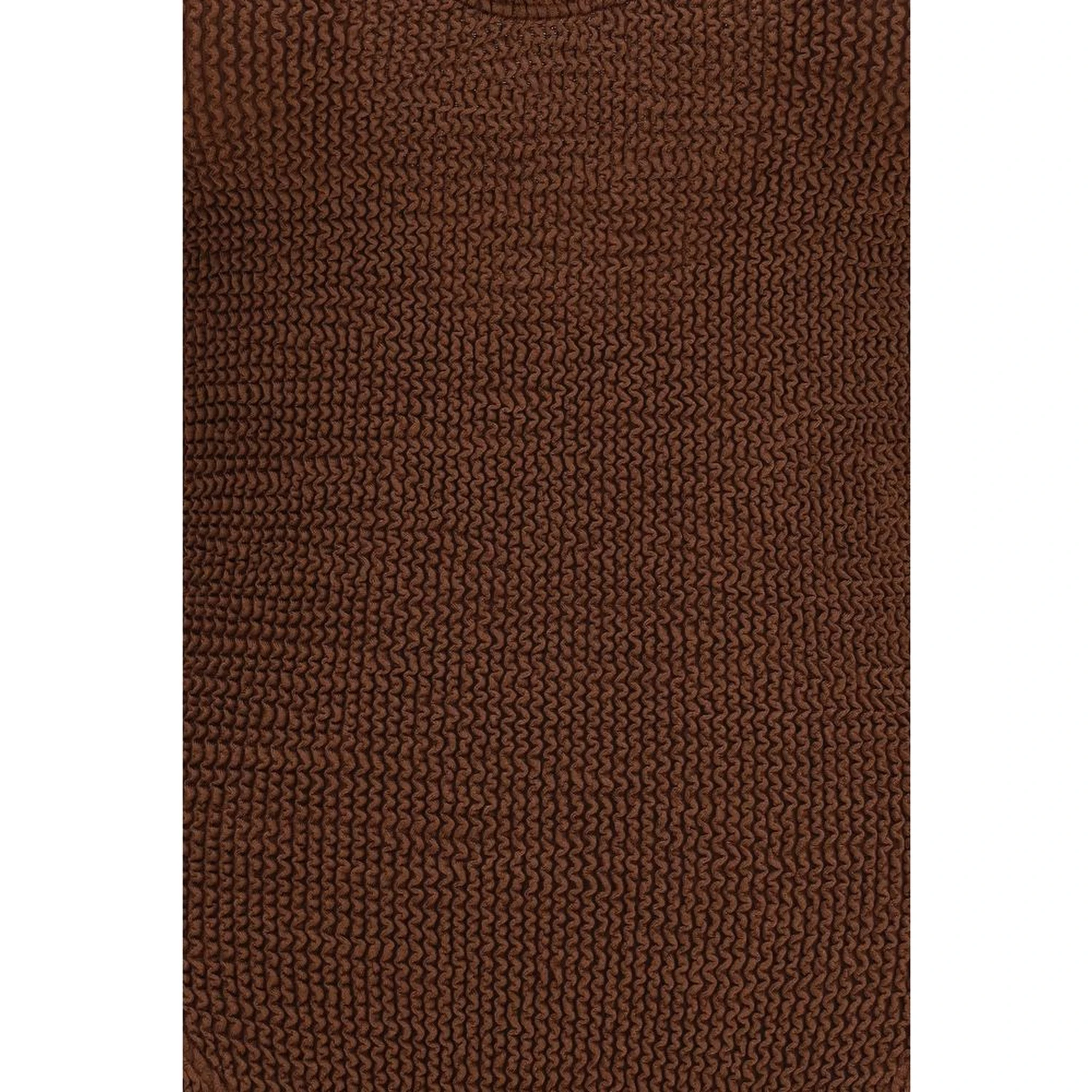 Brown Polyamide One-Piece Swimsuit