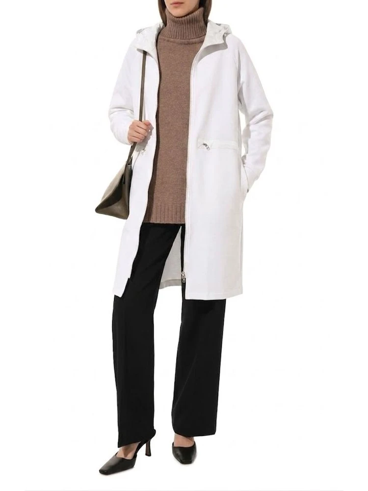 White Cotton Coat alternative