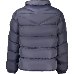 Blu Poliammide Men's Jacket