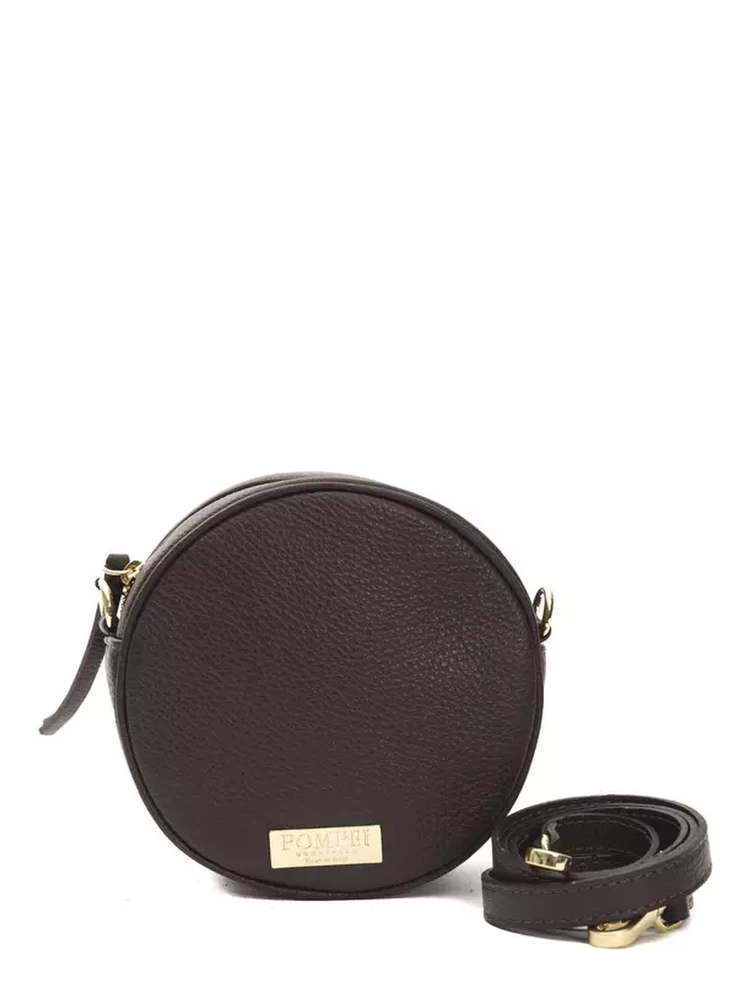 Brown Leather Women Crossbody Bag