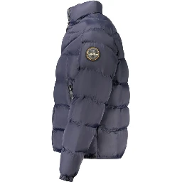 Blu Poliammide Men's Jacket