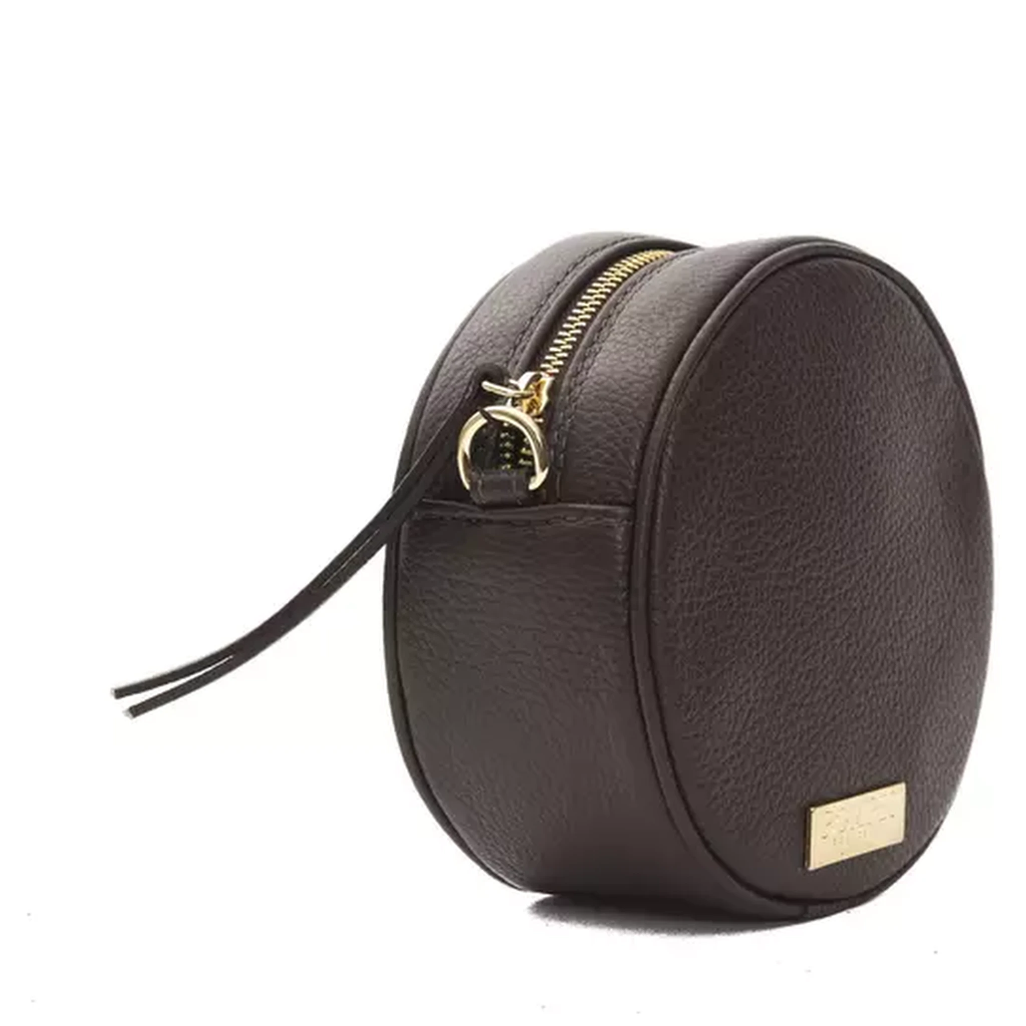 Brown Leather Women Crossbody Bag