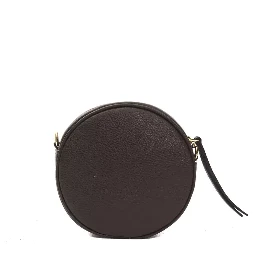Brown Leather Women Crossbody Bag