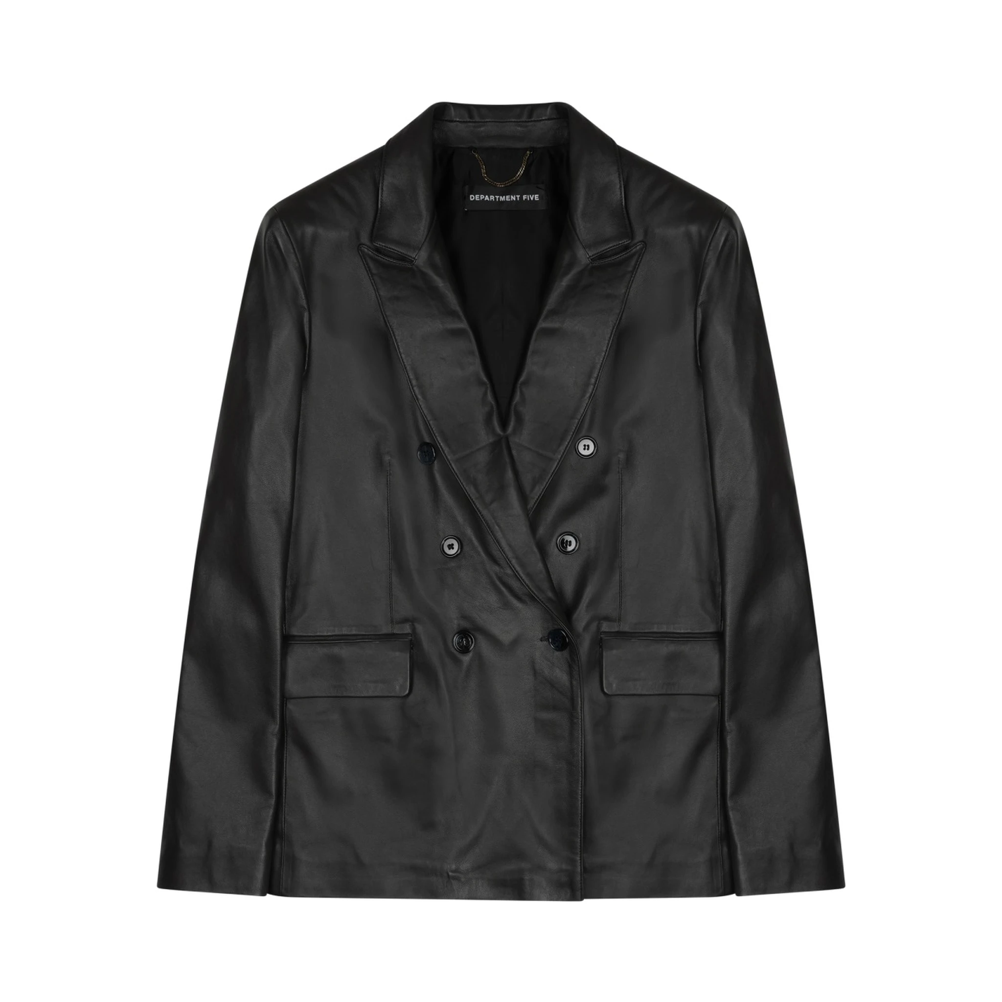 BLAZER DOPPIOPETTO "ARIELLE" IN PELLE