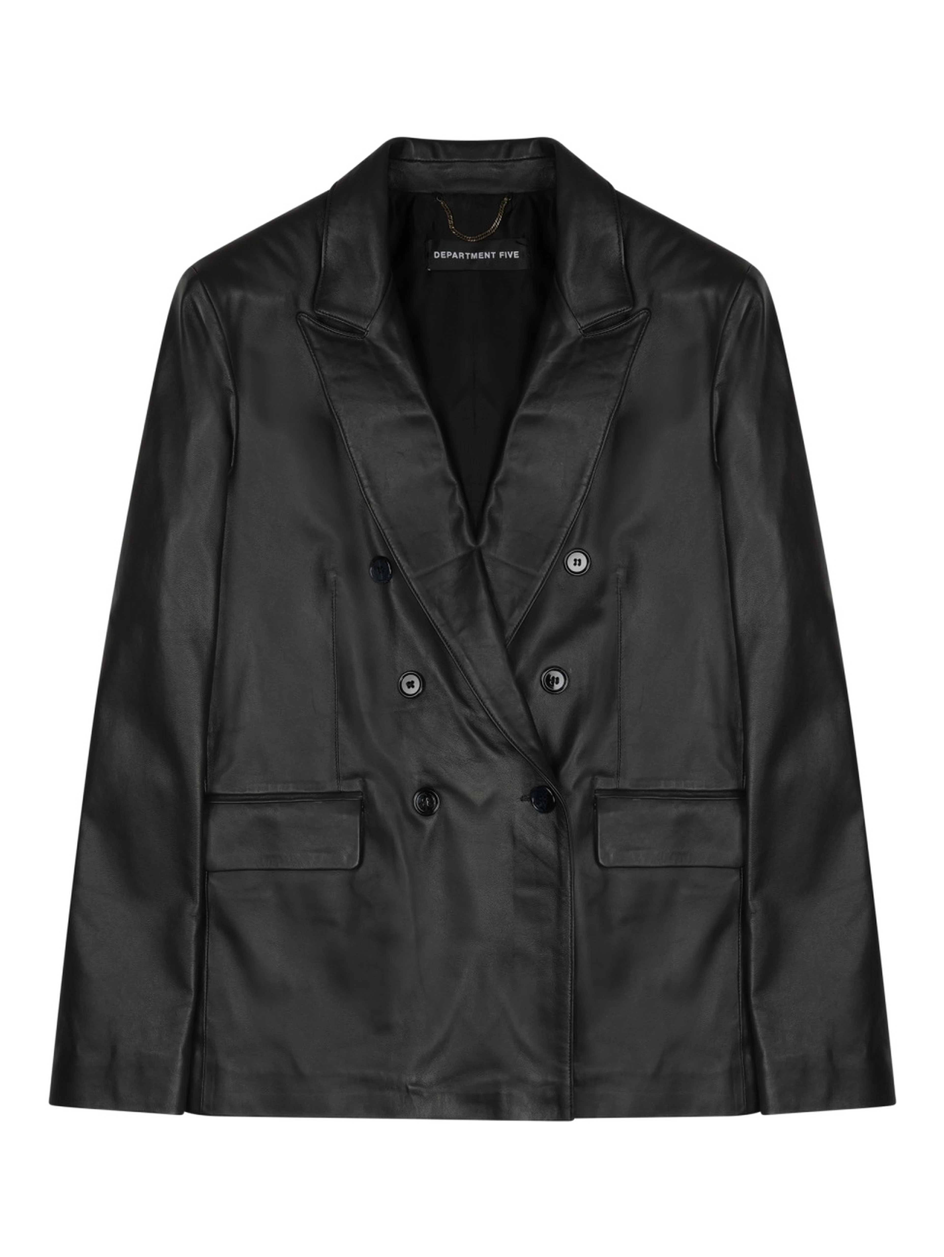 BLAZER DOPPIOPETTO "ARIELLE" IN PELLE