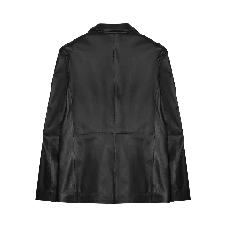 BLAZER DOPPIOPETTO "ARIELLE" IN PELLE