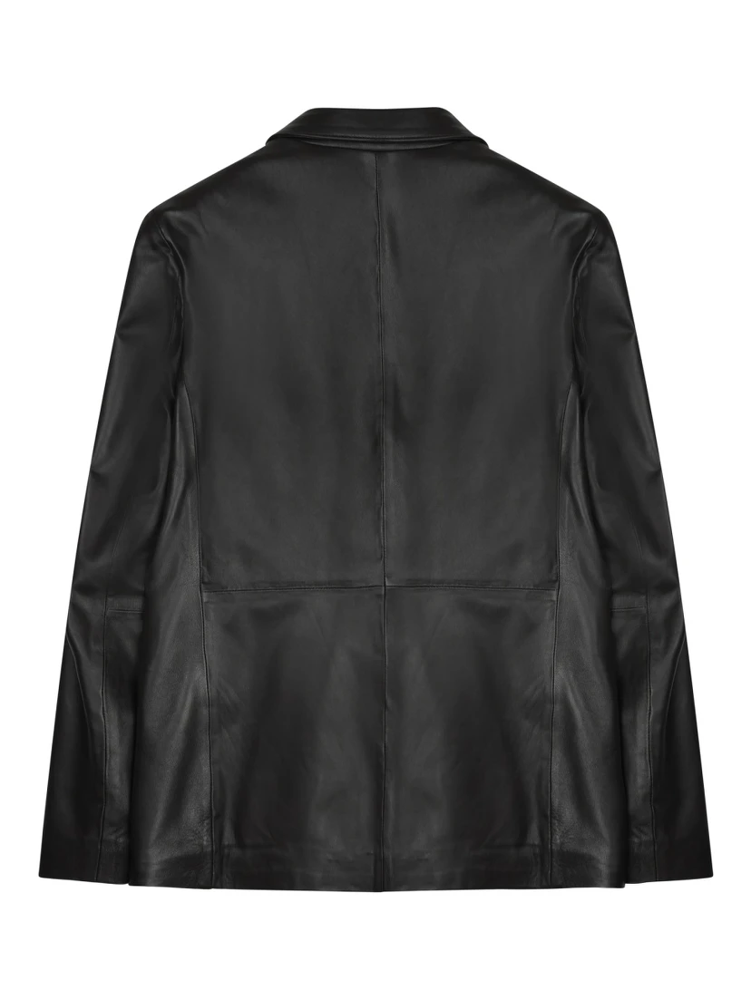BLAZER DOPPIOPETTO "ARIELLE" IN PELLE