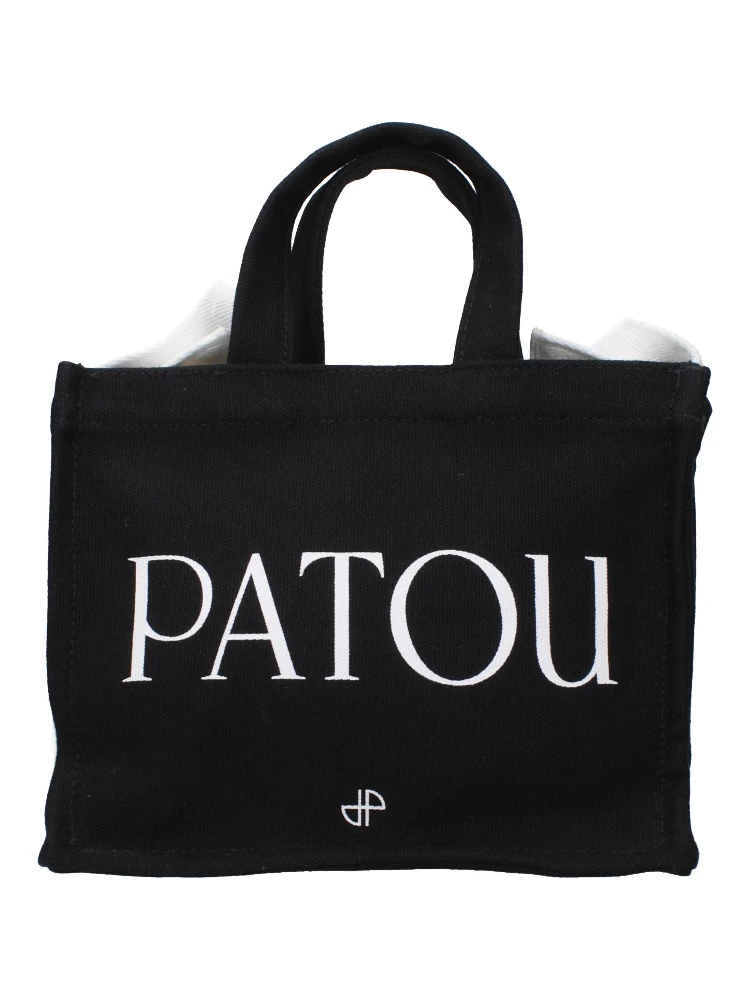 Black Cotton Handbag