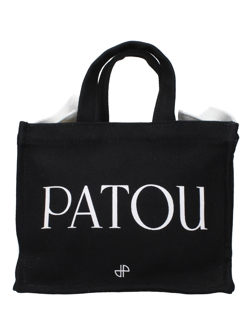 Black Cotton Handbag