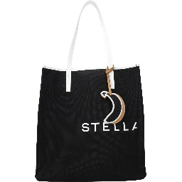 Black Fabric Shoulder Bag