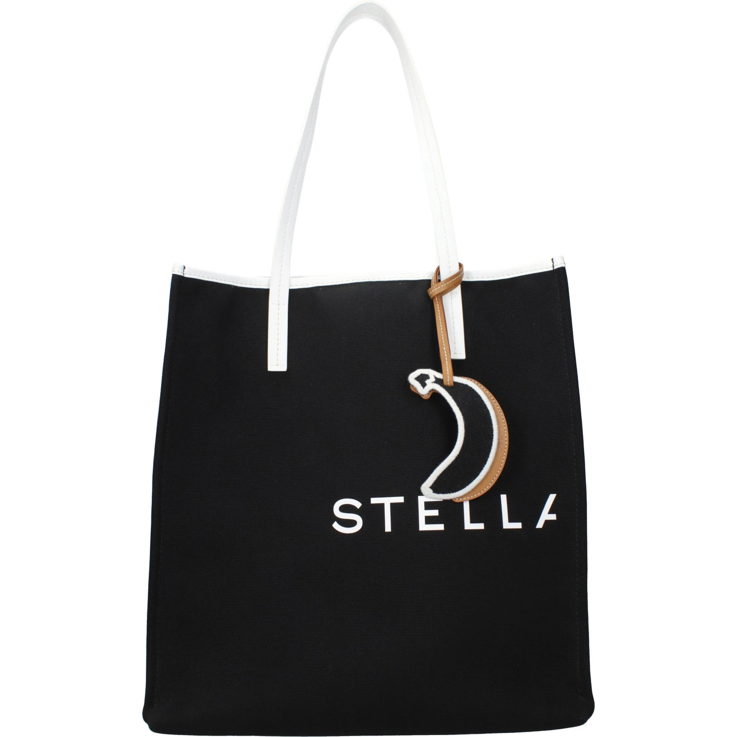 Black Fabric Shoulder Bag