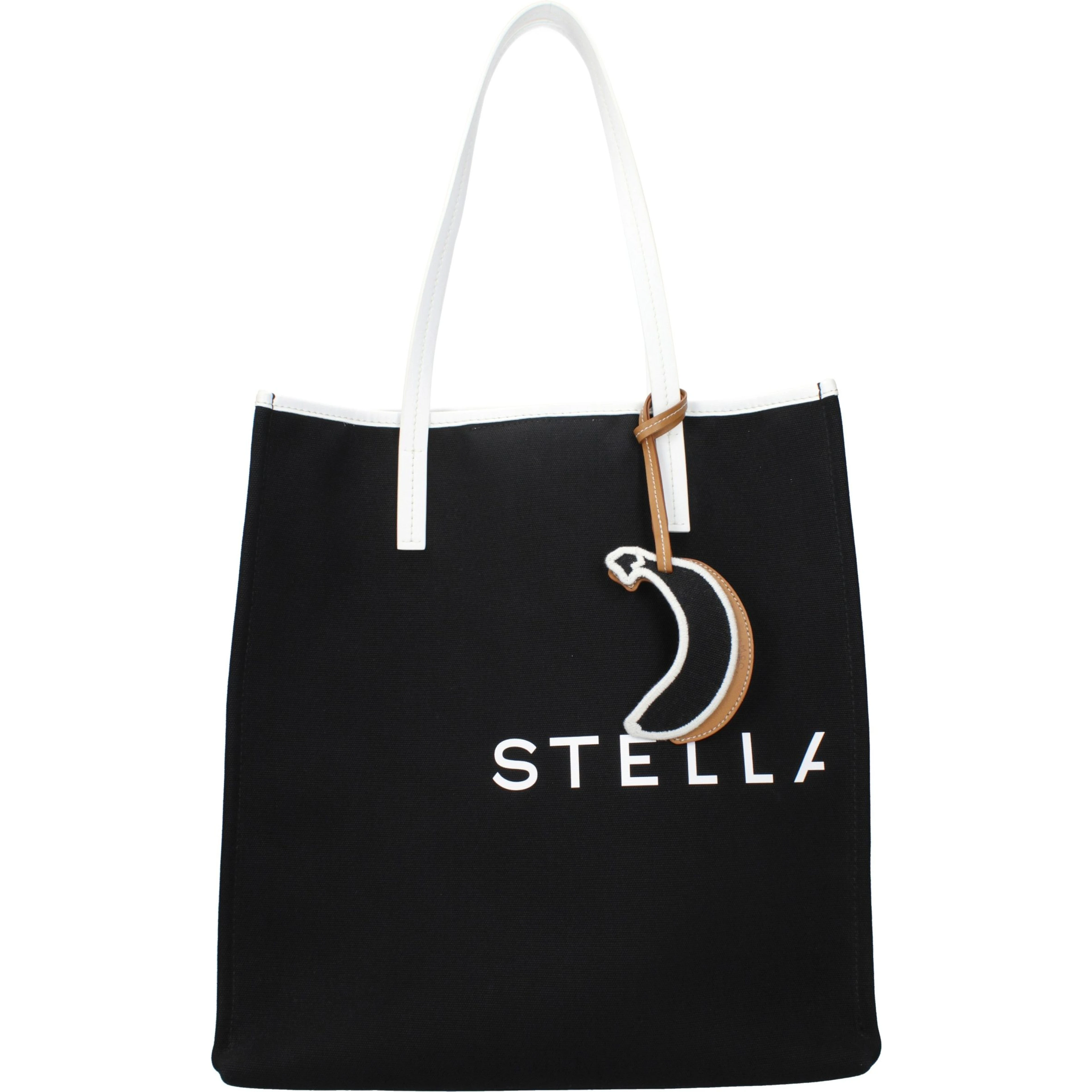 Black Fabric Shoulder Bag