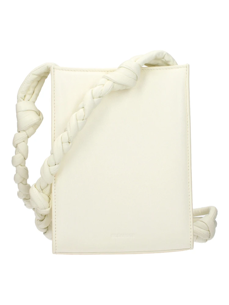 White Leather Crossbody Bag