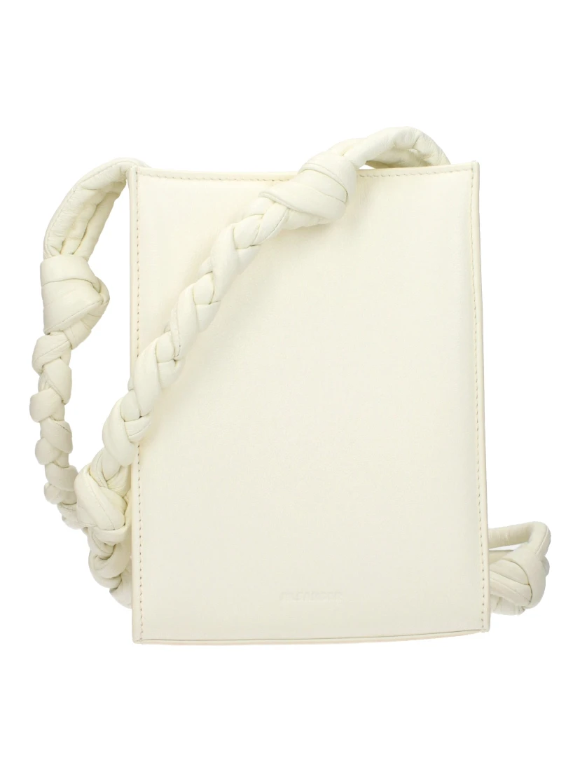 White Leather Crossbody Bag