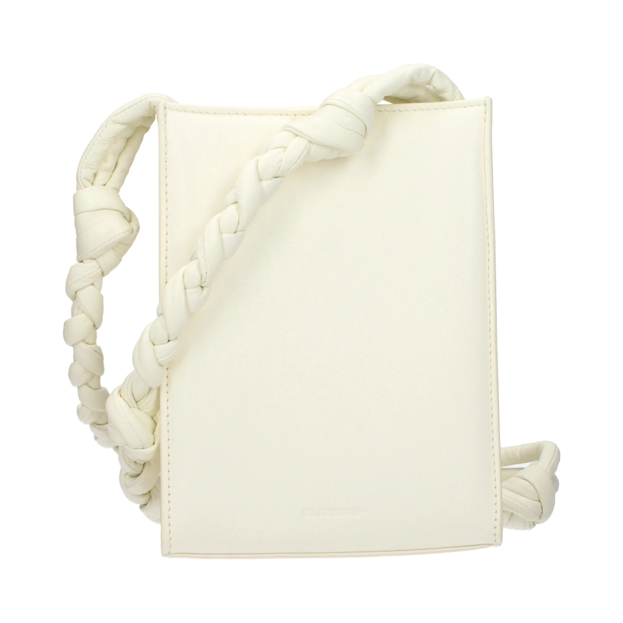 White Leather Crossbody Bag