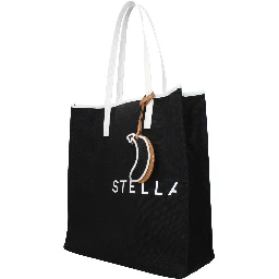 Black Fabric Shoulder Bag