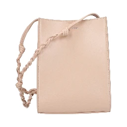 Pink Leather Crossbody Bag
