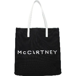 Black Fabric Shoulder Bag