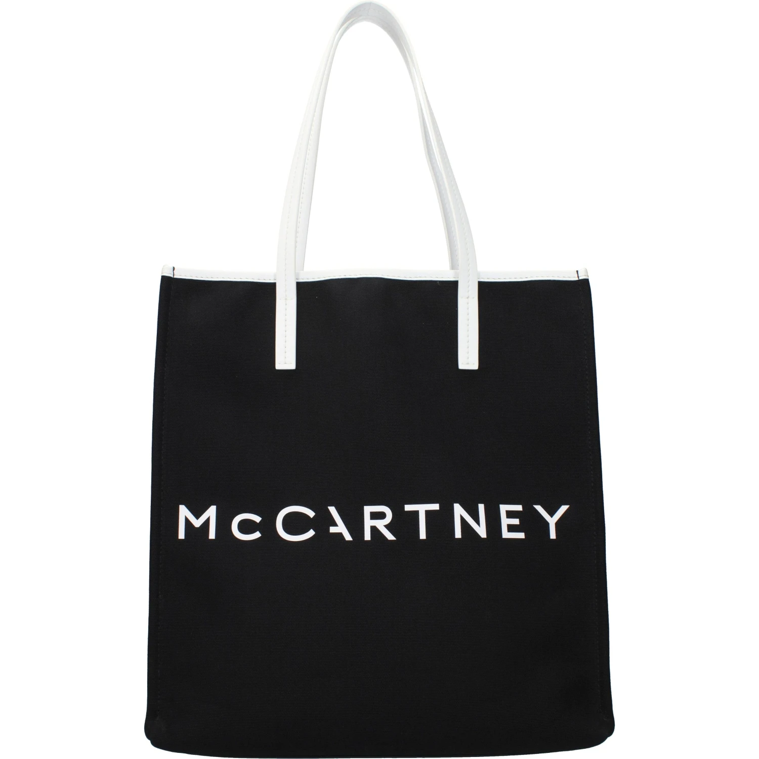 Black Fabric Shoulder Bag