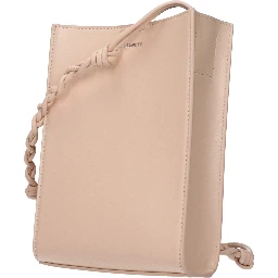 Pink Leather Crossbody Bag