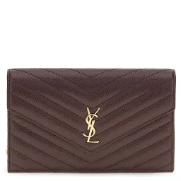 Bordeaux Calf Leather Bos Taurus Clutch Bag