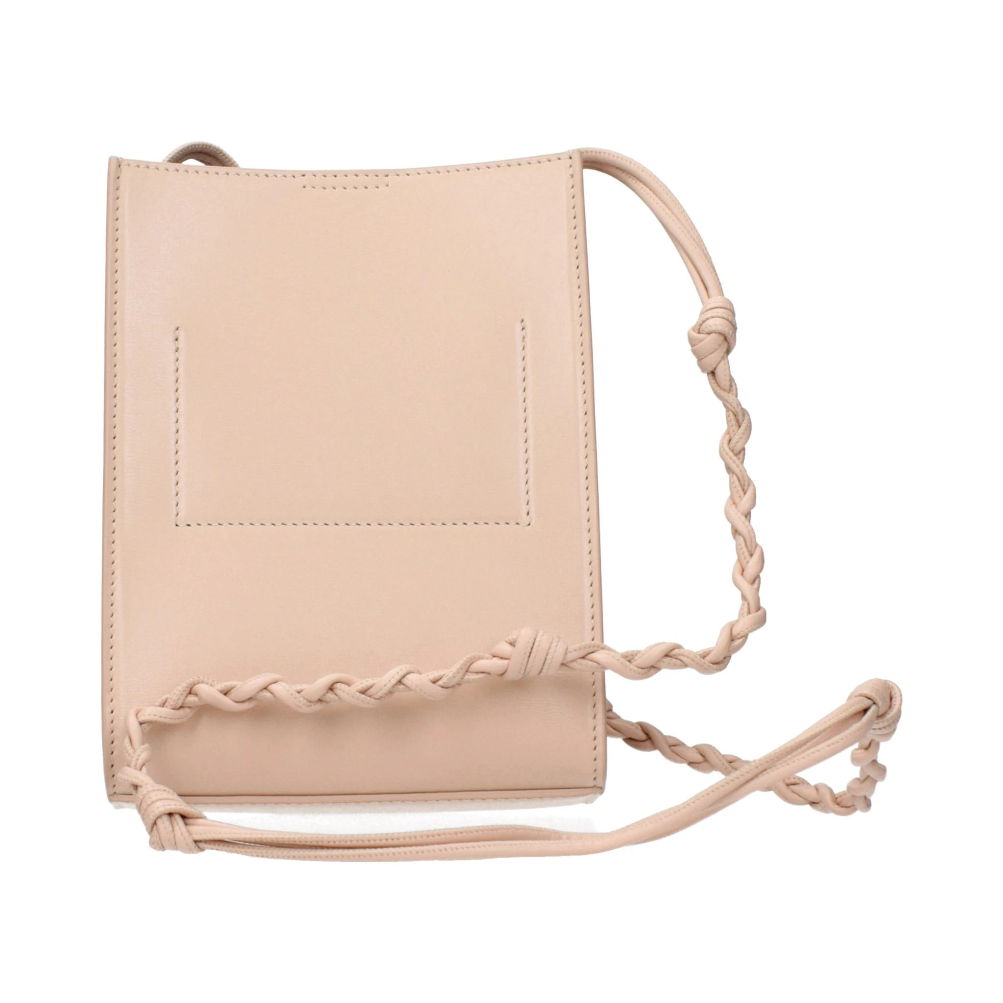Pink Leather Crossbody Bag