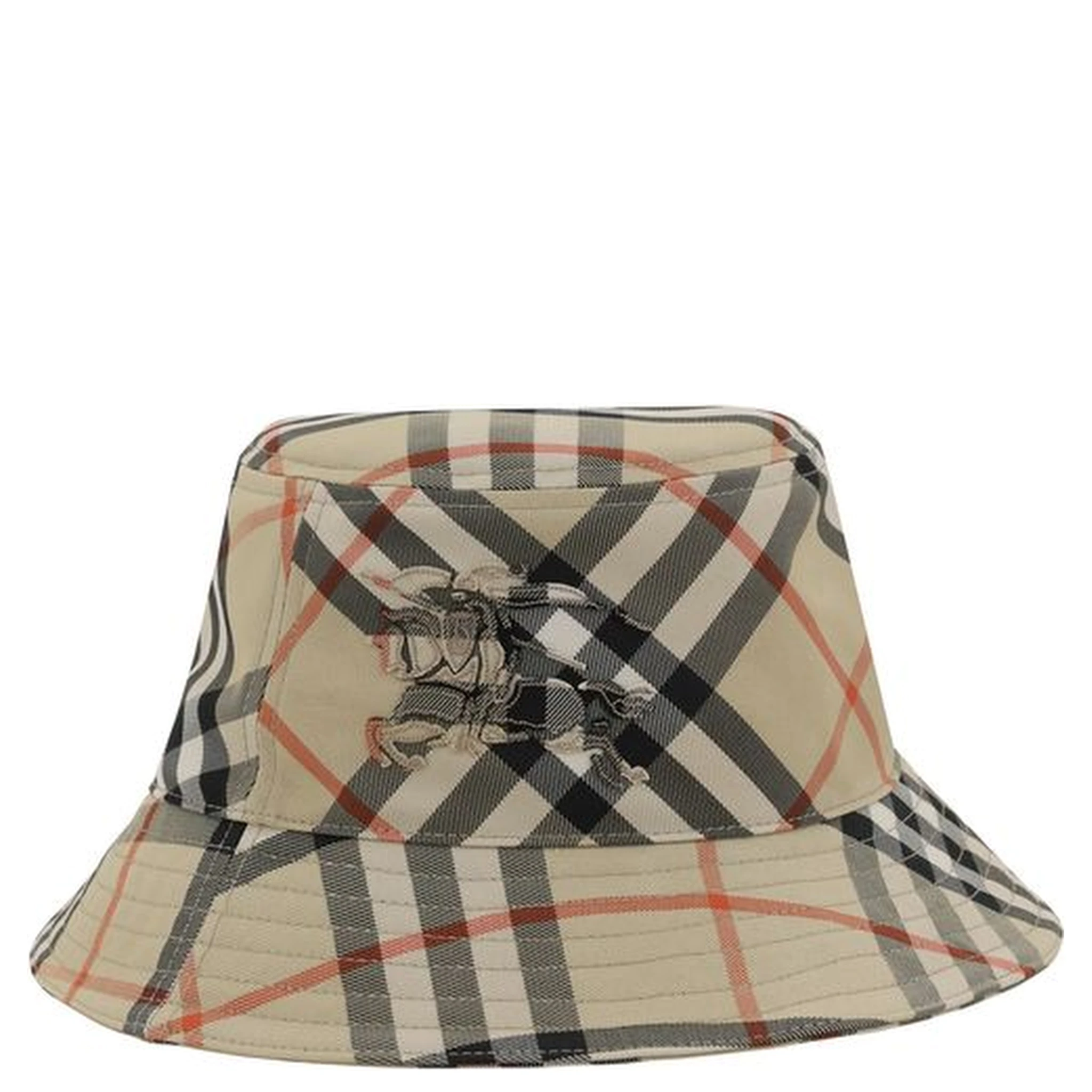 Beige Polyester Bucket Hat