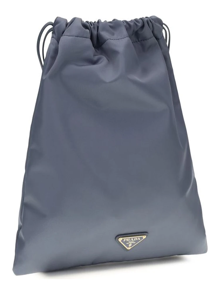 Blue Recycled Polyamide Clutch Bag alternative