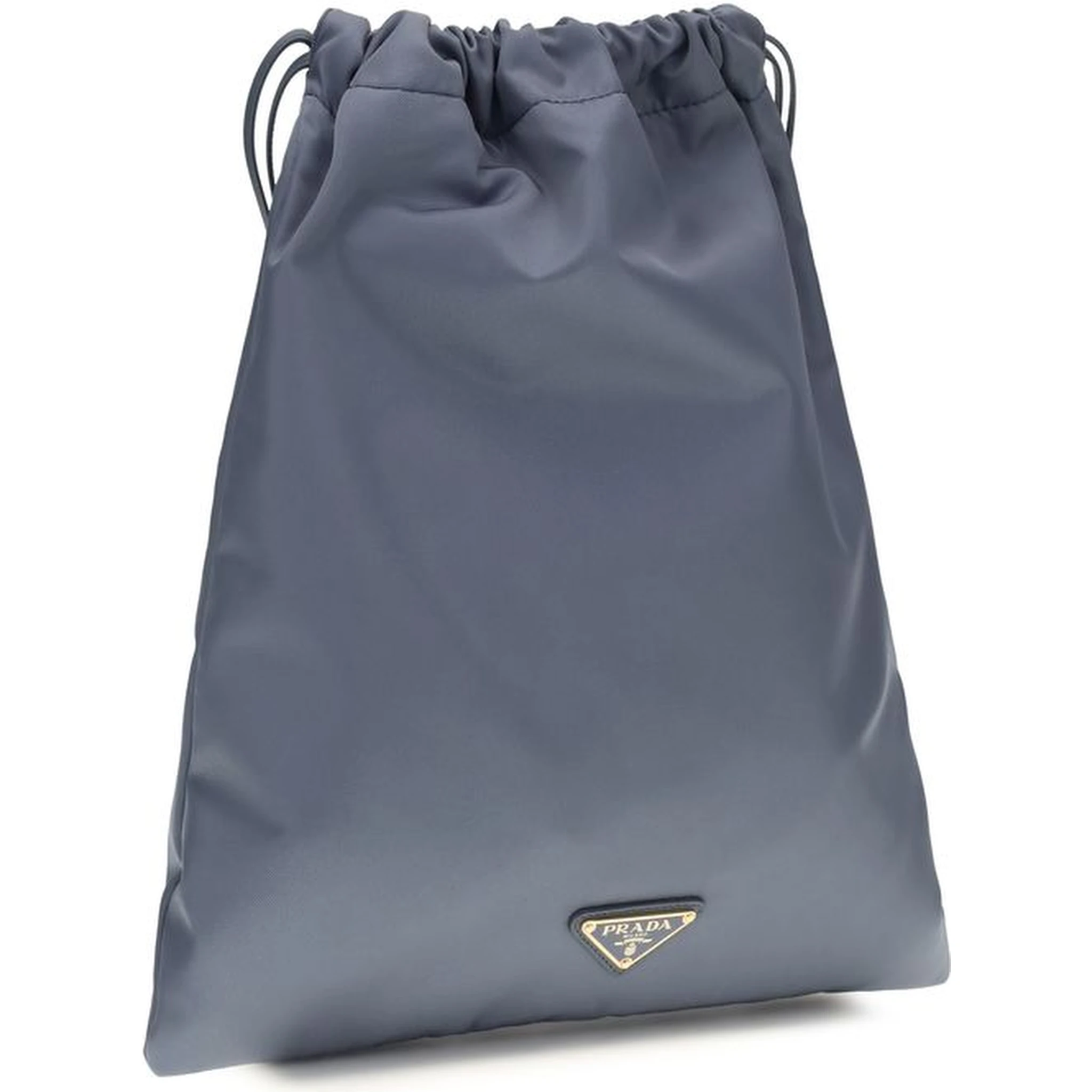 Blue Recycled Polyamide Clutch Bag