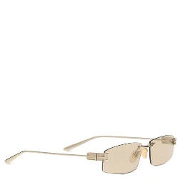 Beige Metal Sunglasses