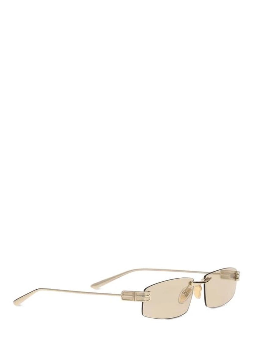Beige Metal Sunglasses
