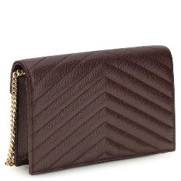 Bordeaux Calf Leather Bos Taurus Clutch Bag