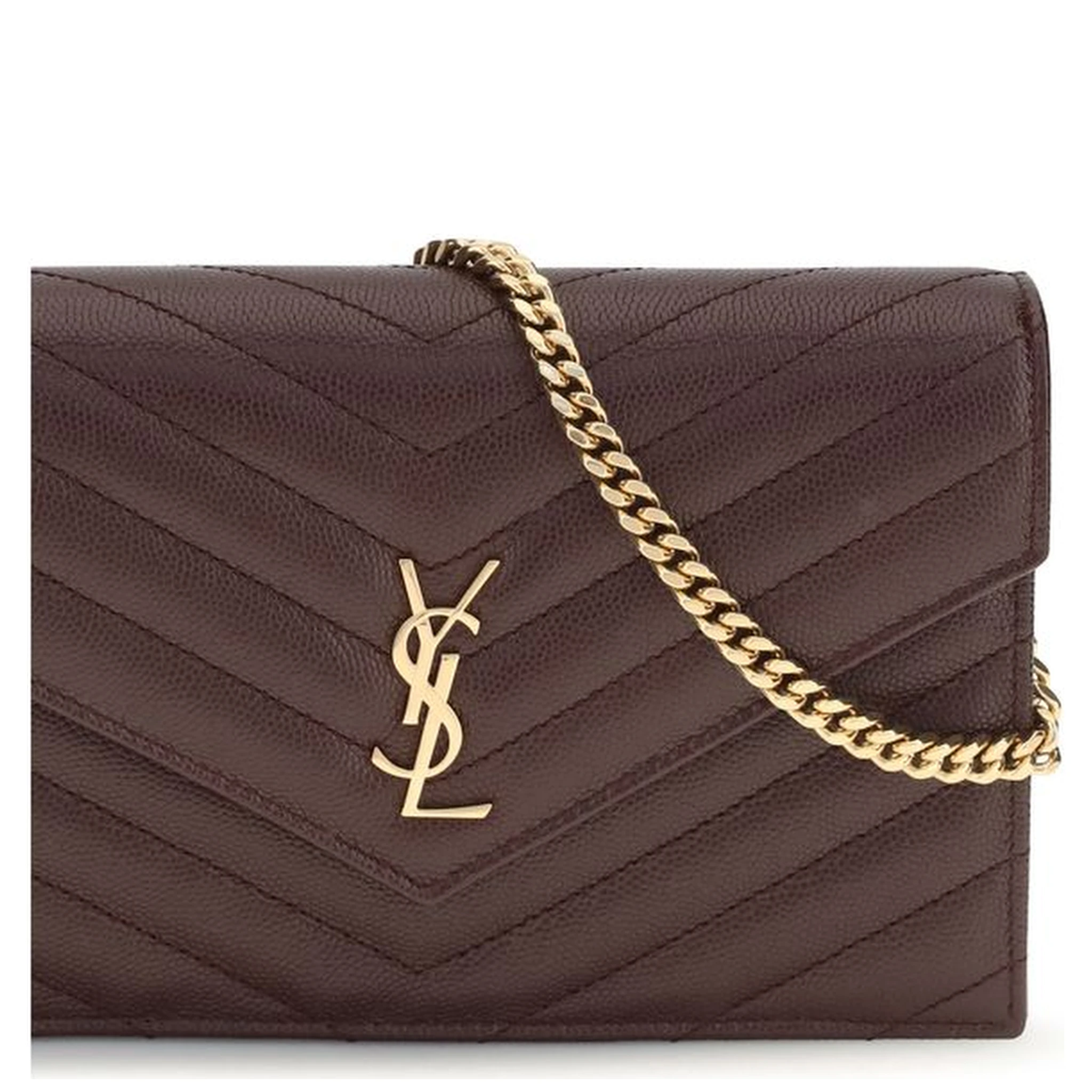 Bordeaux Calf Leather Bos Taurus Clutch Bag