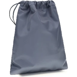 Blue Recycled Polyamide Clutch Bag
