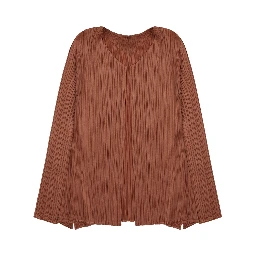 CARDIGAN PLISSETTATO
