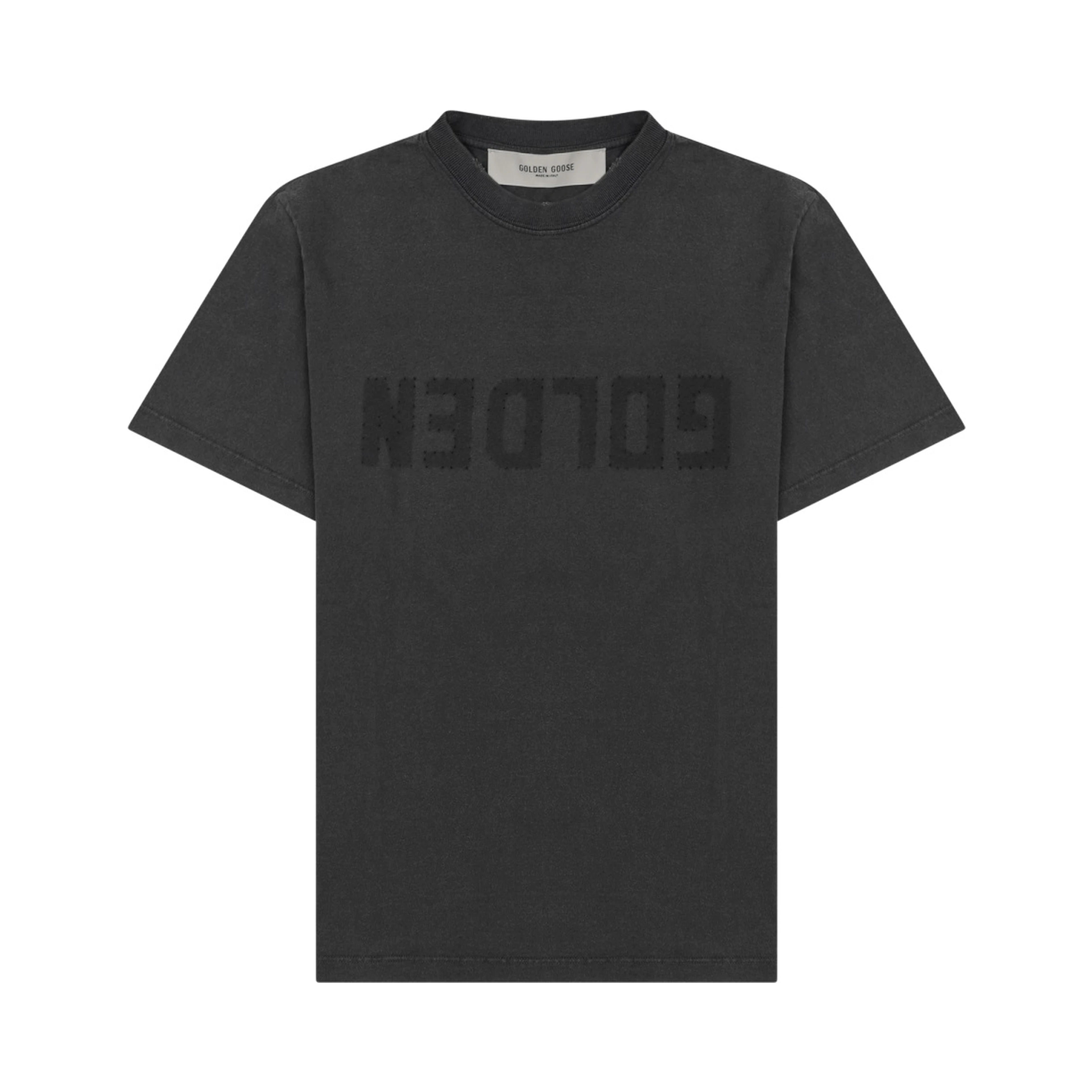 T-SHIRT IN JERSEY DISTRESSED CON LOGO
