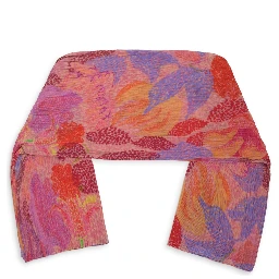 PONCHO CON STAMPA FLOREALE