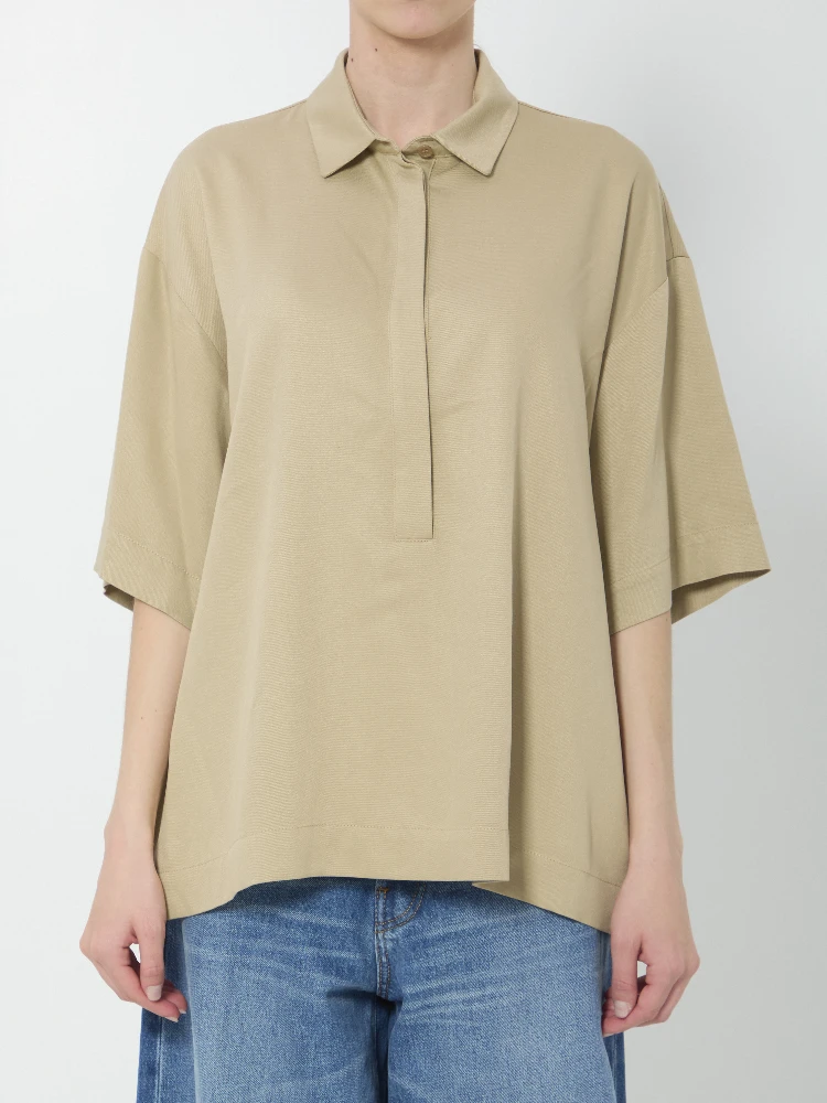 Eda fluid polo shirt